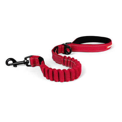 EzyDog Zero Shock Dog Lead Red 25 inch