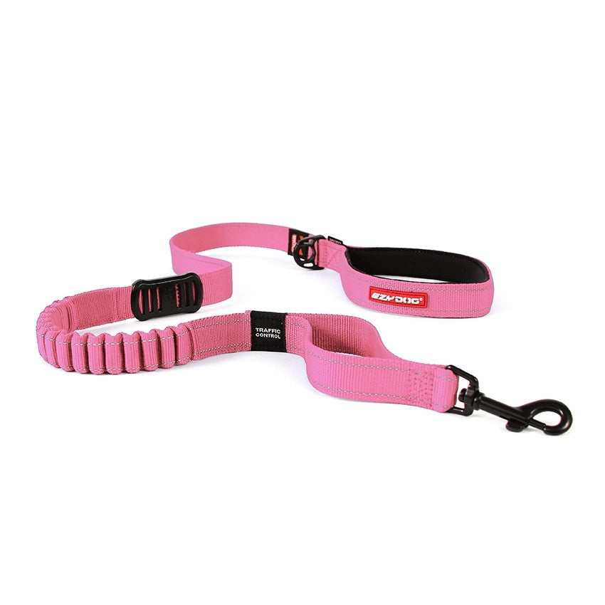EzyDog Zero Shock Dog Lead Pink 48 inch