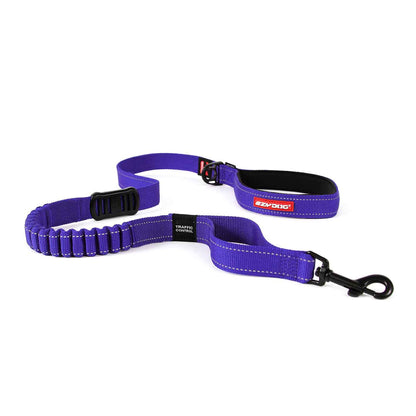 EzyDog Zero Shock Dog Lead Purple 48 inch