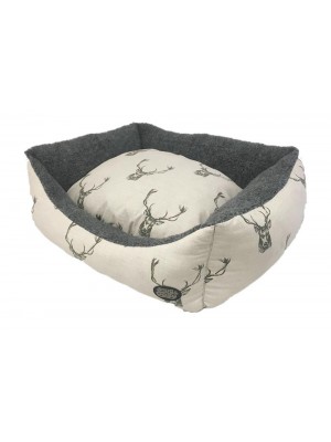 Snug & Cosy Stag Dog Bed