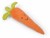 Petface Plush Fluffy Carrot Dog Toy