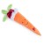 Petface Plush Carrot Dog Toy