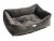 Chilli Dog Black Diagonal Stripe Sofa Dog Bed