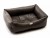 Chilli Dog Charcoal Faux Leather Sofa Dog Bed