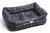 Chilli Dog Charcoal Silver Tartan Sofa Dog Bed