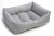 Chilli Dog Stone Linen Look Dog Bed
