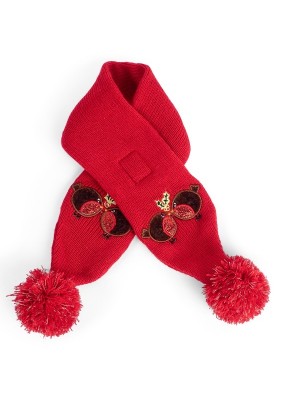 Petface Christmas Dog Scarf Red Robin