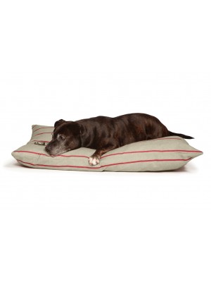 Danish Design Heritage Herringbone Deep Duvet Dog Bed with Dog